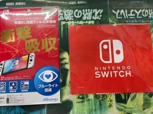 新品 未使用 Nintendo Switch(有機ELモデル) Joy-Con(L)/(R) ホワイト 2022/08/20
