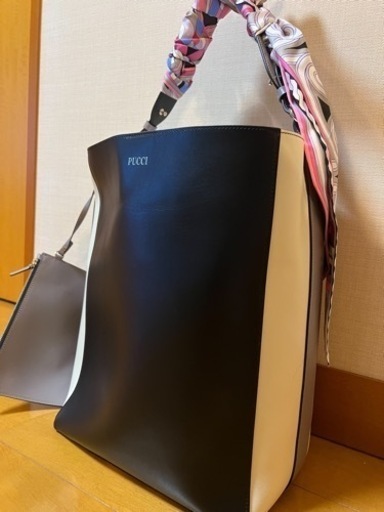 【美品】EMILIO PUCCIプリントツイリーMargheritaトートバッグ