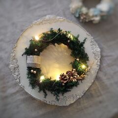 プリザーブドフラワーでクリスマスアレンジ！