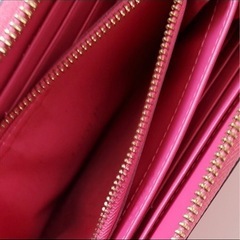 コーチ　長財布　ピンクの画像