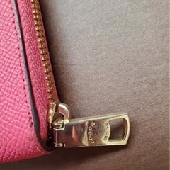 コーチ　長財布　ピンクの画像