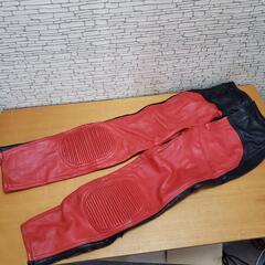 TOP RIDER 革つなぎレーシングスーツ Mサイズの画像