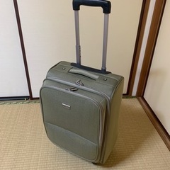 ellesse キャリーケース Sサイズ　かわいい エレッセ スーツケース　メンズ レディース ベージュ　ロックキー付き 4輪 ファスナー 旅行 修学旅行 海外旅行 トラベル 林間学校 臨海学校 合宿 ブランド の画像