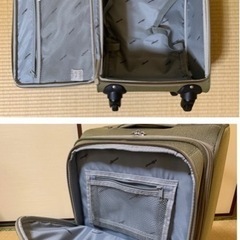 ellesse キャリーケース Sサイズ　かわいい エレッセ スーツケース　メンズ レディース ベージュ　ロックキー付き 4輪 ファスナー 旅行 修学旅行 海外旅行 トラベル 林間学校 臨海学校 合宿 ブランド の画像