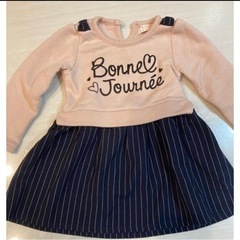 トレーナーワンピ　90