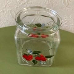 トールペイント・ガラス瓶に。・ハンドメイド・新品未使用の画像