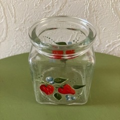 トールペイント・ガラス瓶に。・ハンドメイド・新品未使用の画像