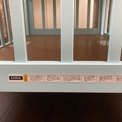 カトージ　ミニ　ベビーベッドの画像