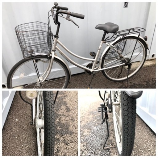 No.292  【LEDオートライト, 変速なし】★激安★ 中古自転車   26インチ 軽整備済み 安い 防犯登録 町田市 麻生区 神