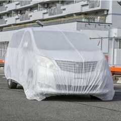 不織布自動車 ボディーカバー 新品2枚セットの画像