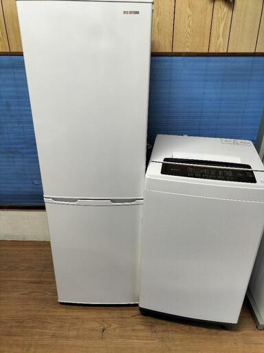 只今、商談中となっております。新生活応援家電セット！！No１０３ アイリスオーヤマ AF-162-W 2ドア冷凍冷蔵庫 162L 2020年製