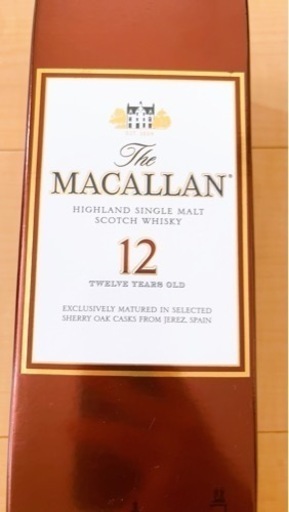 新品　マッカラン12年　ウイスキー　箱あり　