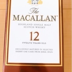 新品　マッカラン12年　ウイスキー　箱あり　の画像