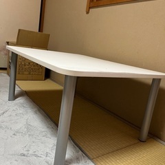 ニトリ　ローテーブル　ホワイトの画像