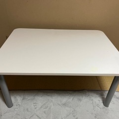 ニトリ　ローテーブル　ホワイトの画像