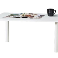 ニトリ　ローテーブル　ホワイトの画像