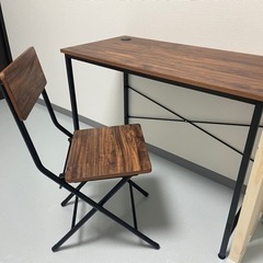 【決まりました】机と椅子のセットの画像
