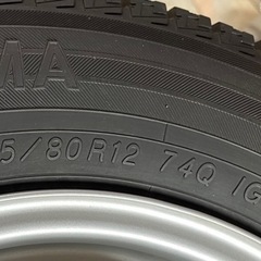 ホンダ純正ホイール付きスタッドレスセットヨコハマアイスガードIG50プラス　145/80R12の画像