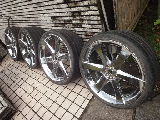 M'zSPEED juno Vogue 22インチ 9.0JJ +32 4本セット 半ジャンク