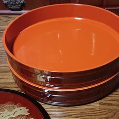【未使用品！】★二段お重の寿司桶の画像