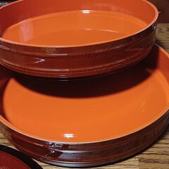 【未使用品！】★二段お重の寿司桶の画像