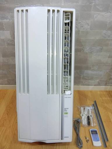 CORONA コロナ 窓用 ルームエアコン CW-168H ウインド形 冷房専用 2018年製 リモコン付き／YJ220729004