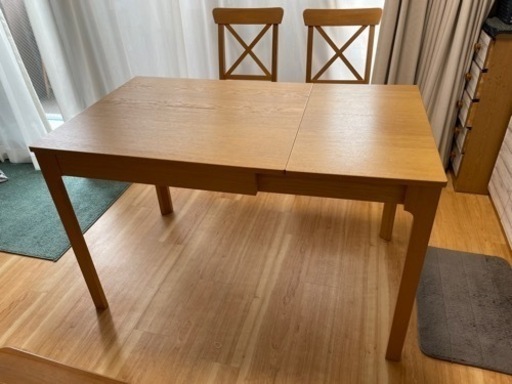 IKEA イケア 伸長式テーブル　オーク EKEDALEN エーケダーレン