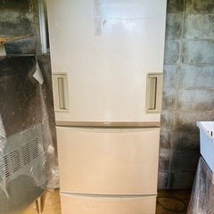 冷凍庫　中古品　両開き　シャープ　345リットル