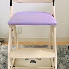 コイズミ（KOIZUMI）の学習チェア（椅子）パープル