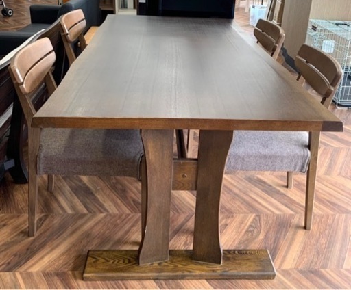 ★中古品　4人掛けダイニングテーブルセット