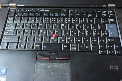 LenovoT420s-Win10Pro-８GBメモリ-160GB SSD+DVD/CDドライブ+SDカードスロット+ACアダプタのセット　USBスロット3基中1基不良