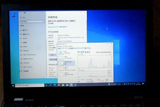 LenovoT420s-Win10Pro-８GBメモリ-160GB SSD+DVD/CDドライブ+SDカードスロット+ACアダプタのセット　USBスロット3基中1基不良