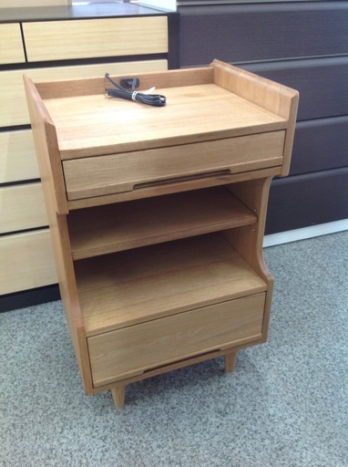 【12/25まで！ジモティー見たで5％OFF】起立木工　ノーラ　ナラ/オイル　ラック52【9650172】