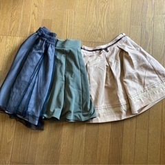 スカート3本　M