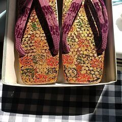 再値下げしました、津軽塗り塗り下駄