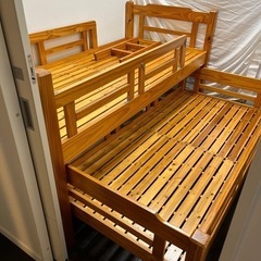 2段ベット（収納型）の画像