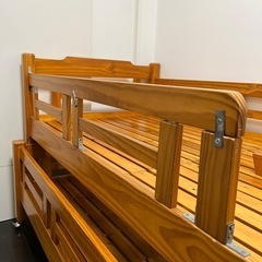2段ベット（収納型）の画像