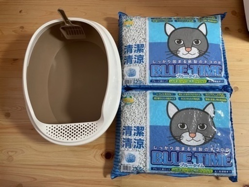 猫砂、トイレ、おまけ付き