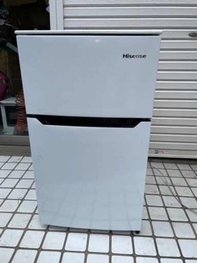 【引取限定】Hisense 冷凍冷蔵庫 ハイセンス 2019 HR-B95A 2ドア冷蔵庫 中古品 93リットル