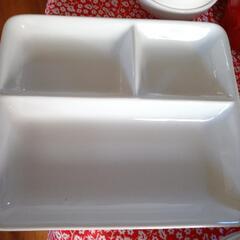 白いプレート　二枚セット