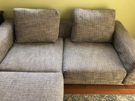 ソファ　2〜3人掛け　オットマン