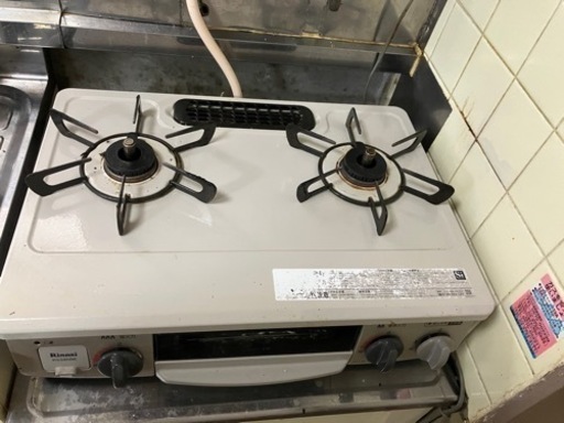 リンナイ　ガスコンロ　二口　KG34NBEL