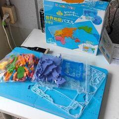 0821-108 くもん 世界地図パズル