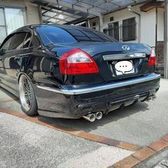 F50 シーマ　4.5 vip 黒　の画像