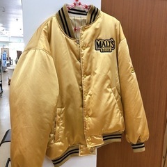 無料！！LLサイズ◆モルツ ビール スタジアムジャンパー◆金 ゴールド MALT'S BEER スタジャン【こちらは店舗です。浜村鹿野温泉ICから3分 買取本舗 宮本リサイクル 営業時間９～１９時 定休日水曜日】の画像