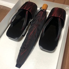 【未使用ノーチェック保管品】ともえ姿 和装雨コート コーディネイト セットの画像