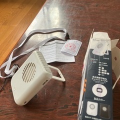 扇風機　首掛け　USB 充電式の画像