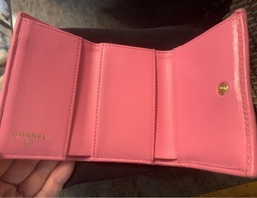 CHANELシャネル三つ折り財布