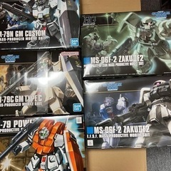 HG ジムカスタム　ジム改　パワードジム　ザクIIF2 ジオン　...