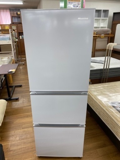 I581 ★ Hisense 冷蔵庫 (282L・右開き) 3ドア 2020年製 ⭐動作確認済 ⭐クリーニング済